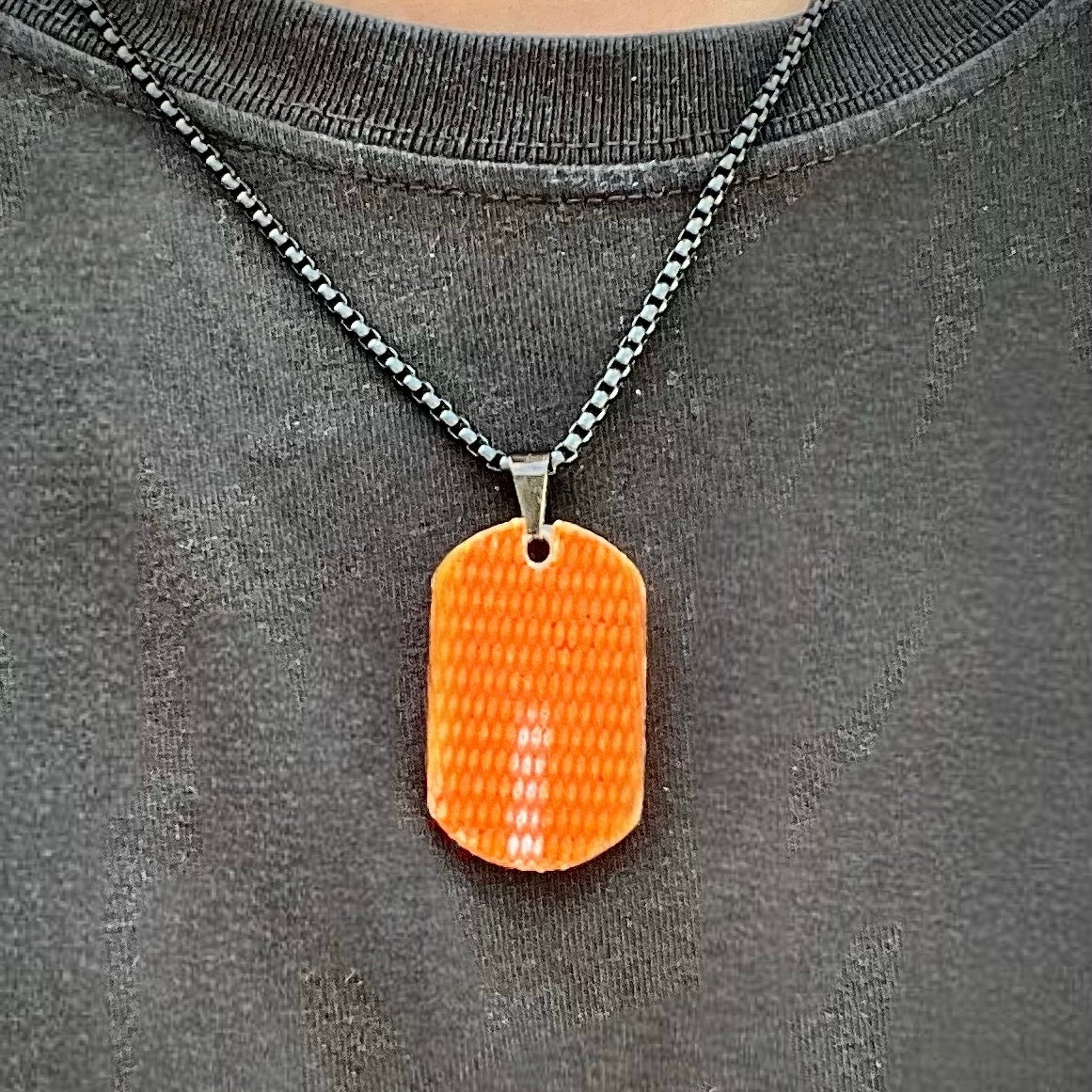 Blaze Orange - Fire Hose Pendant