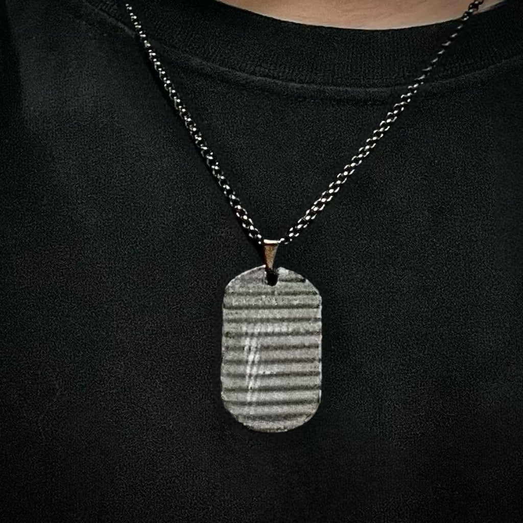 Charcoal Black - Fire Hose Pendant