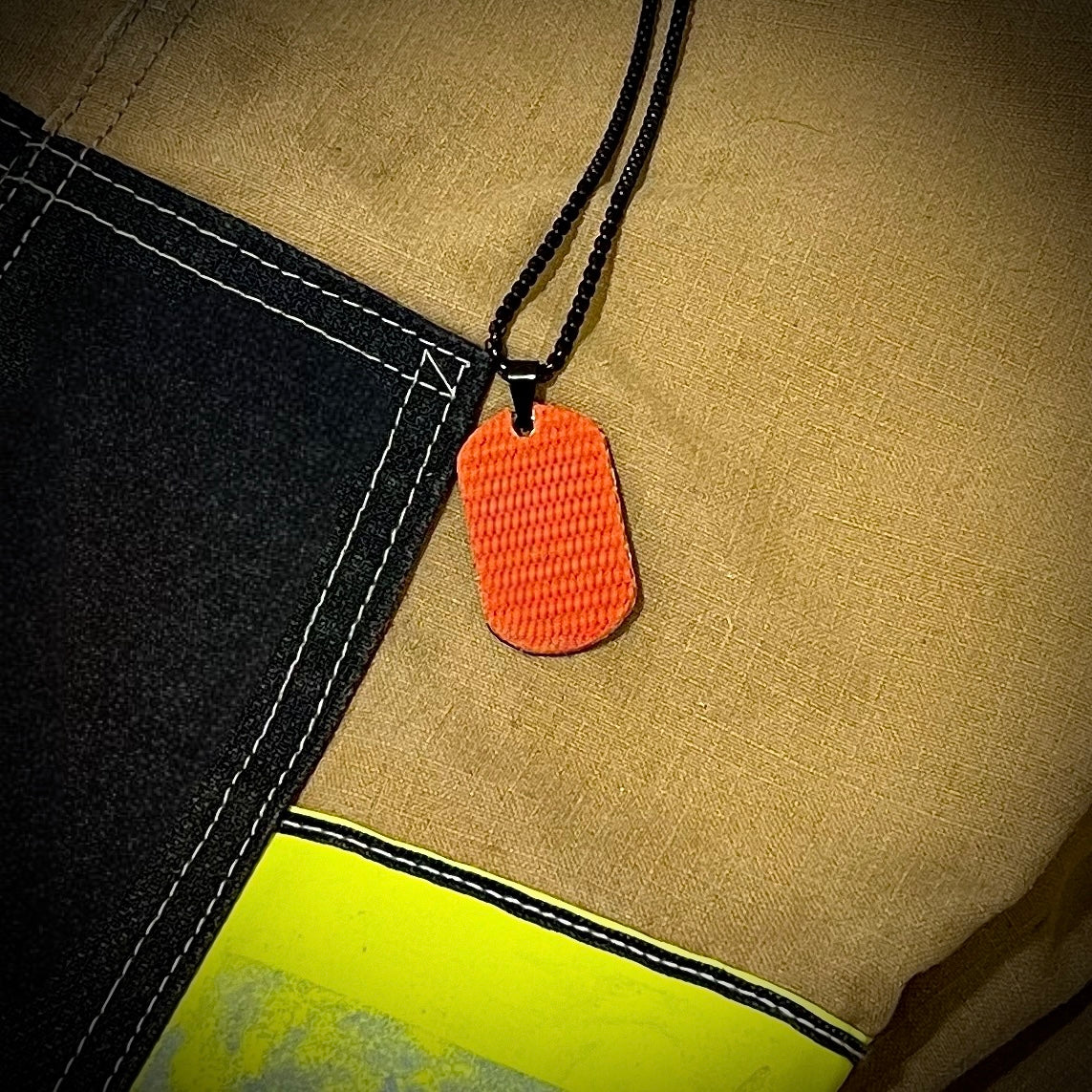 Blaze Orange - Fire Hose Pendant