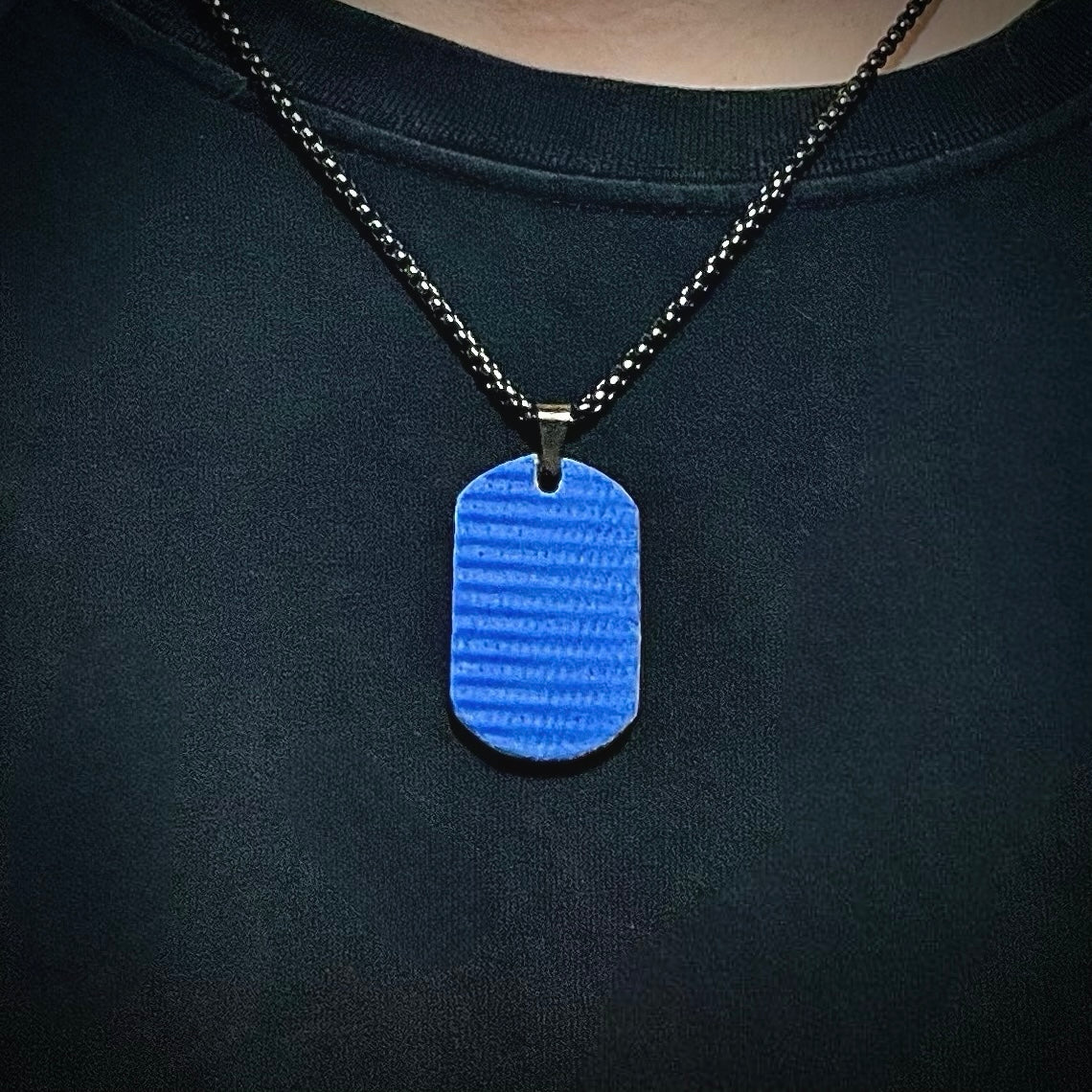 Battalion Blue - Fire Hose Pendant