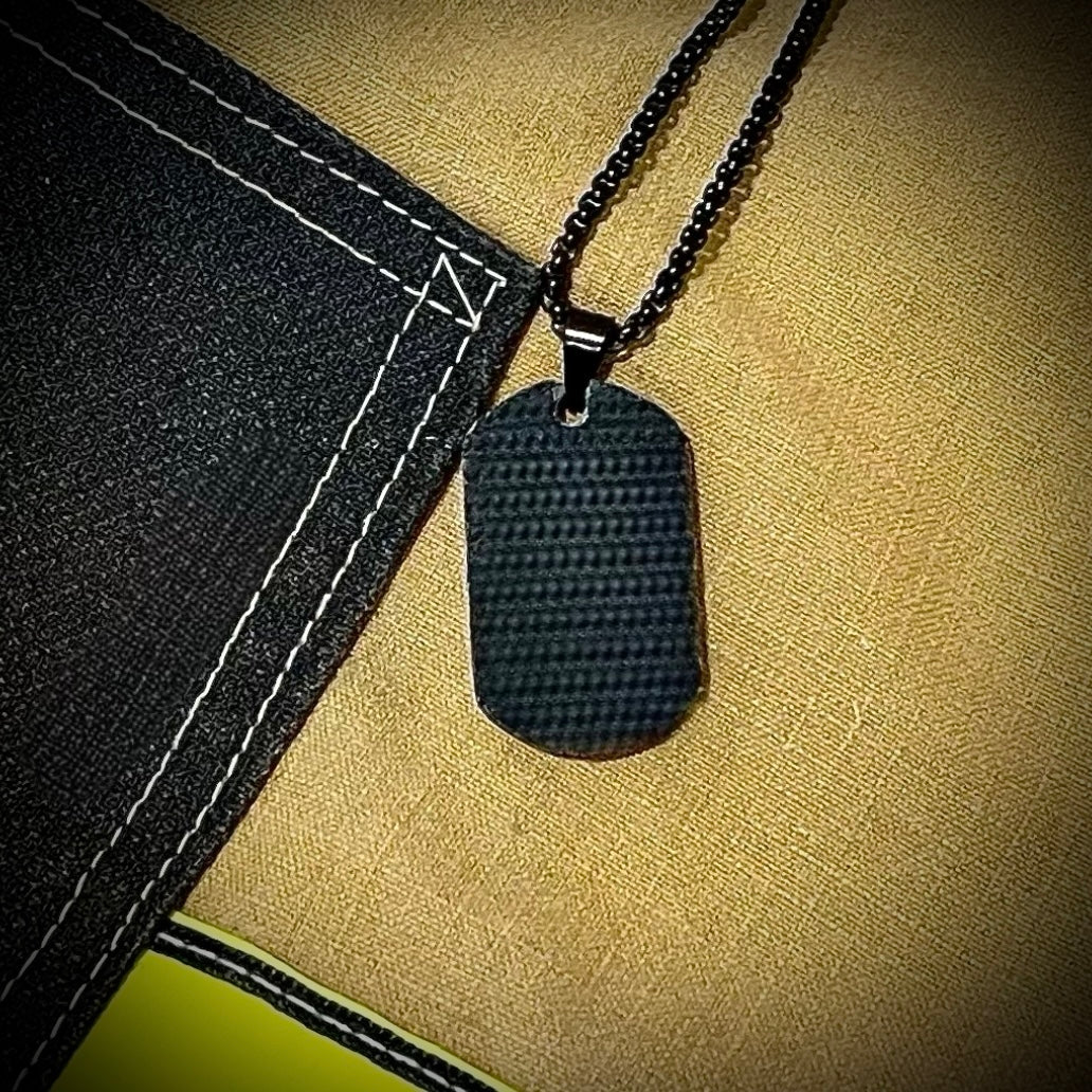 Charcoal Black - Fire Hose Pendant