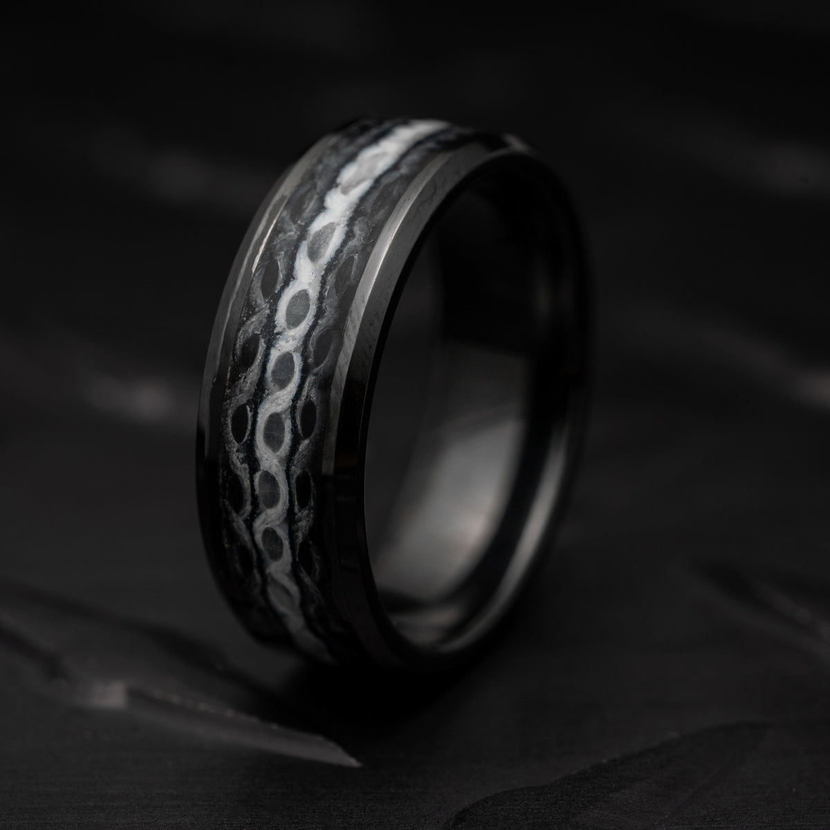 Thin White Line fire hose ring