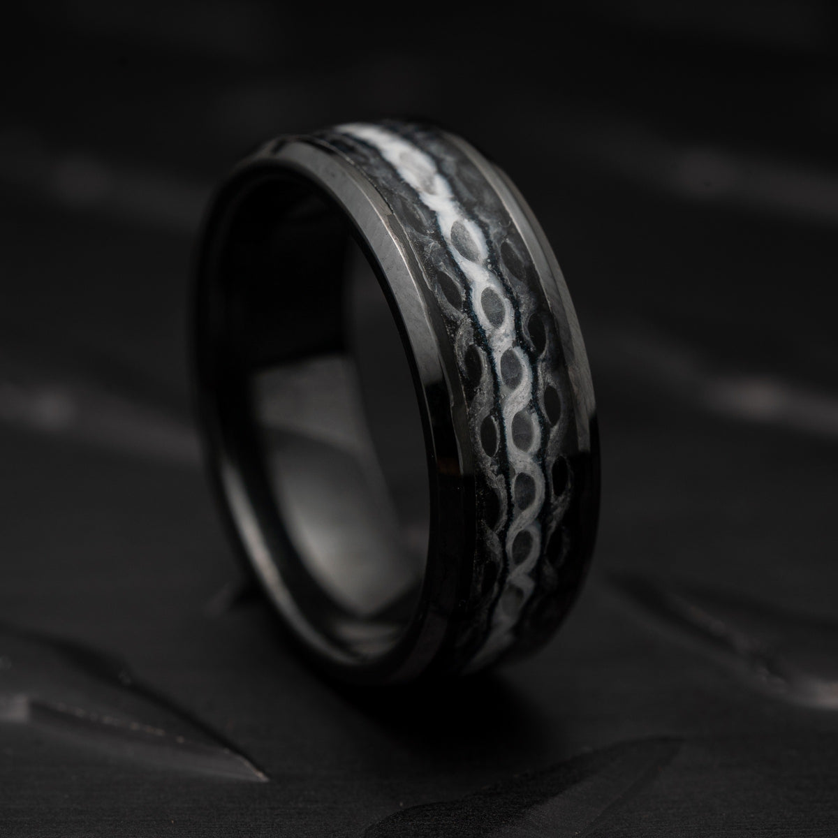 Thin White Line fire hose ring