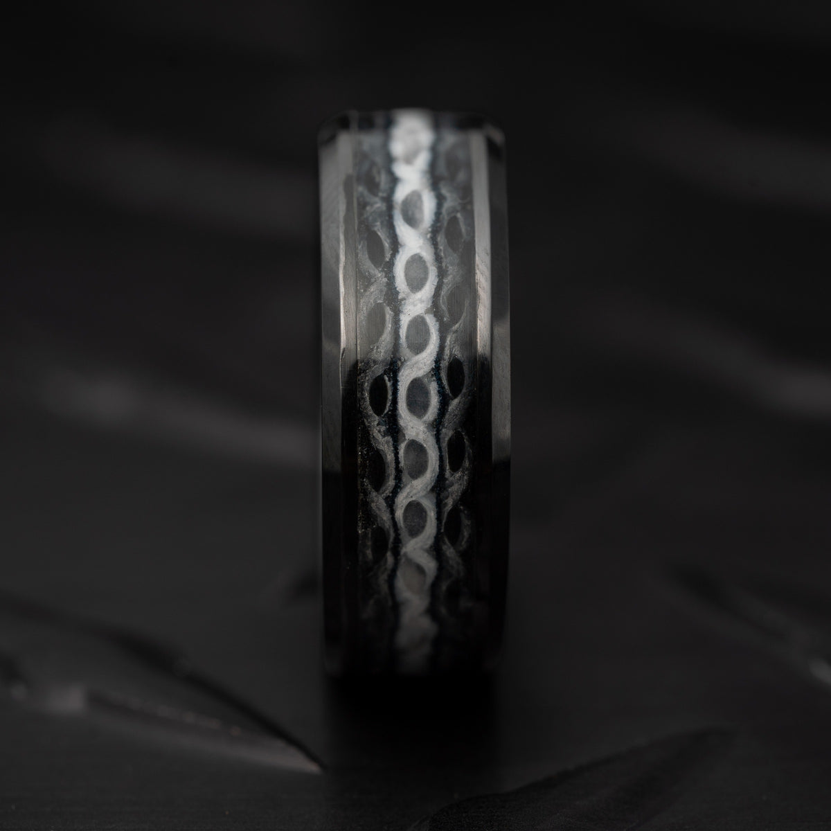 Thin White Line fire hose ring